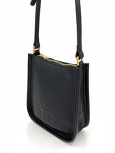 Load image into Gallery viewer, Small Leather Crossbody Bag - Black