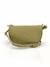 Load image into Gallery viewer, Moon Leather Crossbody Bag - Green