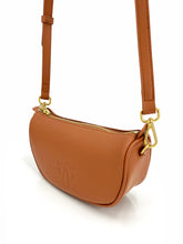 Load image into Gallery viewer, Moon Leather Crossbody Bag - Tan