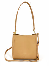 Load image into Gallery viewer, Small Square Leather Tote Bag - Yellow