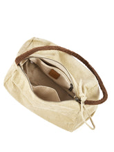 Load image into Gallery viewer, Corduroy Shoulder Bag - Beige