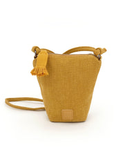 Load image into Gallery viewer, Small Crossbody Bucket Bag - Mustard