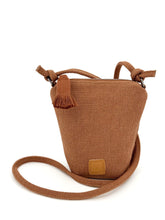 Load image into Gallery viewer, Small Crossbody Bucket Bag - Rust