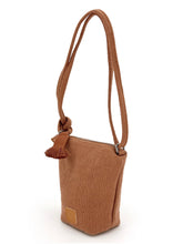 Load image into Gallery viewer, Small Crossbody Bucket Bag - Rust