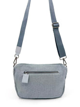 Load image into Gallery viewer, Natural Saddle Bag - Light Blue