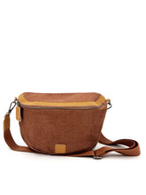 Load image into Gallery viewer, Natural Saddle Bag - Rust