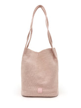 Load image into Gallery viewer, Natural Long Handle Bag - Pink