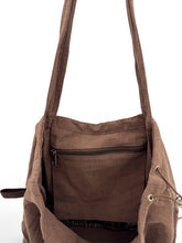 Load image into Gallery viewer, Natural Market Tote Bag - Chocolate