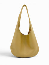 Load image into Gallery viewer, Leather Hobo Tote Bag - Tan