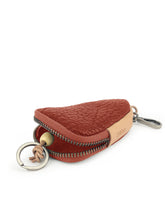 Load image into Gallery viewer, Triangle Leather Key Holder - Rust