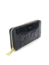 Load image into Gallery viewer, Concrete Leather Zip Wallet - Black
