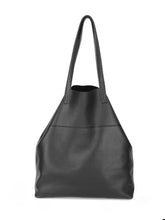 Load image into Gallery viewer, Roamer Leather Shopping Bag Set - Black