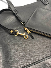 Load image into Gallery viewer, Roamer Leather Shopping Bag Set - Black