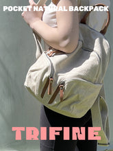 Load image into Gallery viewer, Pocket Natural Backpack - Natural