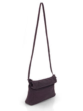Load image into Gallery viewer, Natural Roll-top Bag - Plum