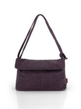 Load image into Gallery viewer, Natural Roll-top Bag - Plum