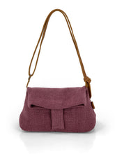 Load image into Gallery viewer, Natural Crossbody Bag - Plum
