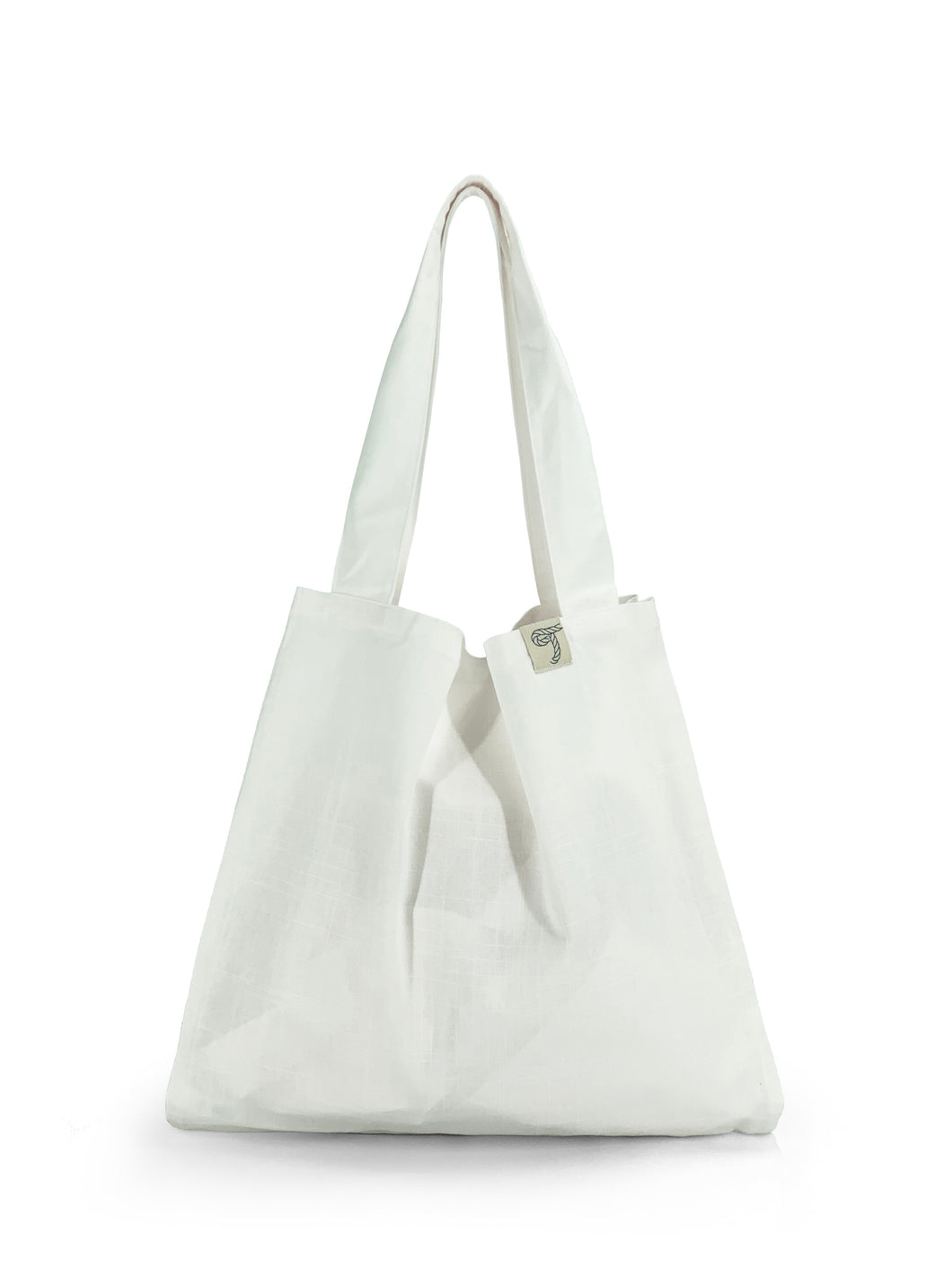 Natural Shopping Bag - White