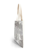 Load image into Gallery viewer, Tie Dye Natural Square Shopper Bag - Grey
