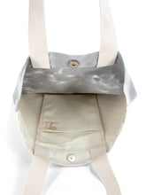 Load image into Gallery viewer, Tie Dye Natural Square Shopper Bag - Grey