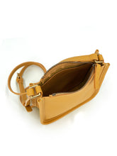 Load image into Gallery viewer, Small Leather Crossbody Bag - Mustard