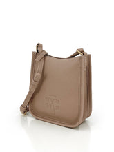 Load image into Gallery viewer, Small Leather Crossbody Bag - Taupe