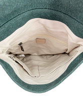 Load image into Gallery viewer, Natural Flap Crossbody Bag - Green