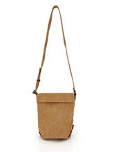 Load image into Gallery viewer, Natural Flap Crossbody Bag - Rust