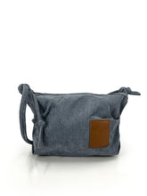 Load image into Gallery viewer, Corduroy Crossbody Bag - Dusty Blue