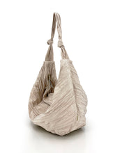 Load image into Gallery viewer, Pleated Hammock Bag - Beige