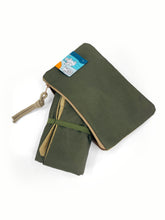 Load image into Gallery viewer, Love & Earth Shopping Bag - Green / Khaki