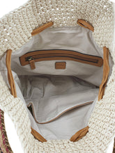 Load image into Gallery viewer, Handwoven Bucket Bag - Cream