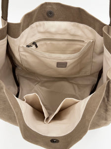 Land and Sea Tote Bag - Taupe