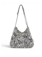 Load image into Gallery viewer, Animal Print Shoulder Bag - Zebra

