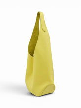 Load image into Gallery viewer, Leather Hobo Tote Bag - Yellow
