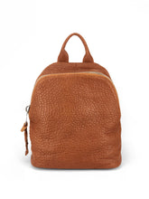 Load image into Gallery viewer, Pebbled Leather Backpack - Tan
