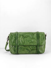 Load image into Gallery viewer, Concrete Leather Satchel - Green
