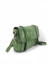 Load image into Gallery viewer, Concrete Leather Satchel - Green
