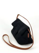 Load image into Gallery viewer, Natural Crossbody Bag - Black
