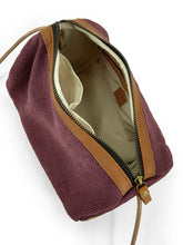 Load image into Gallery viewer, Natural Barrel Bag - Plum
