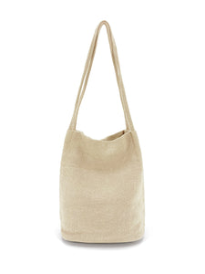 Natural Long Handle Bag - Beige
