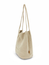 Load image into Gallery viewer, Natural Long Handle Bag - Beige
