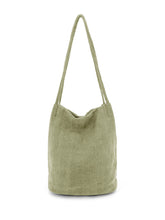 Load image into Gallery viewer, Natural Long Handle Bag - Avocado
