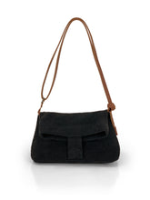 Load image into Gallery viewer, Natural Crossbody Bag - Black
