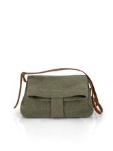Load image into Gallery viewer, Natural Crossbody Bag - Green
