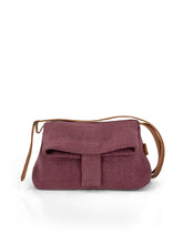 Load image into Gallery viewer, Natural Crossbody Bag - Plum
