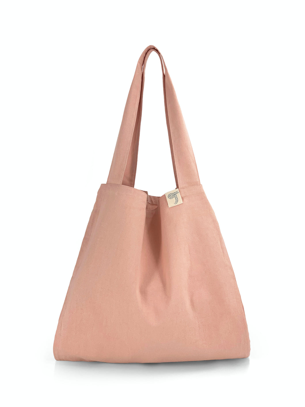 Natural Shopping Bag - Blush
