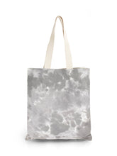 Load image into Gallery viewer, Tie Dye Natural Square Shopper Bag - Grey
