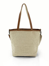 Load image into Gallery viewer, Colour Block Tote - Sand
