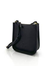 Load image into Gallery viewer, Small Leather Crossbody Bag - Black
